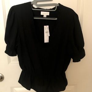 Top shop black blouse